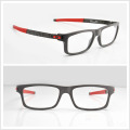 Titanium Frame Eye Glasses Titanium Optical Frame Moeda Ox8026-0954 Red Black (8026)